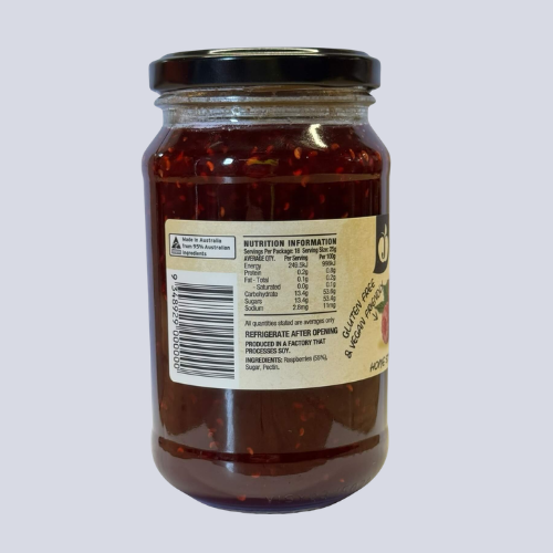 Raspberry Jam by Johnno’s Tasmania   | 450g