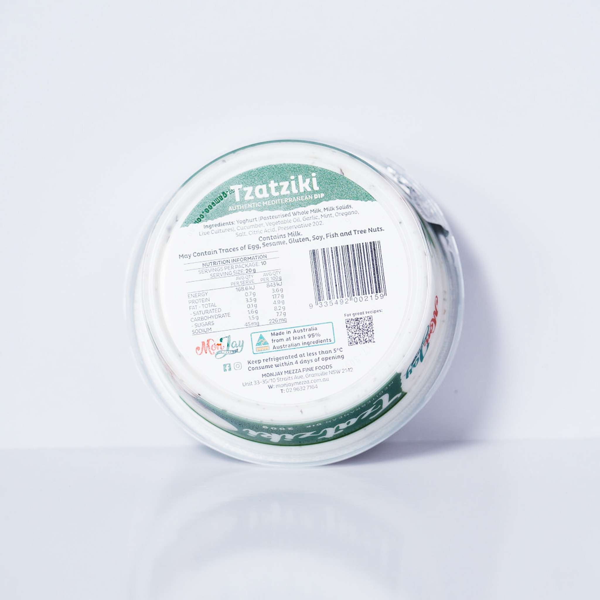 Dip – Tzatziki By Monjay Mezza 200g