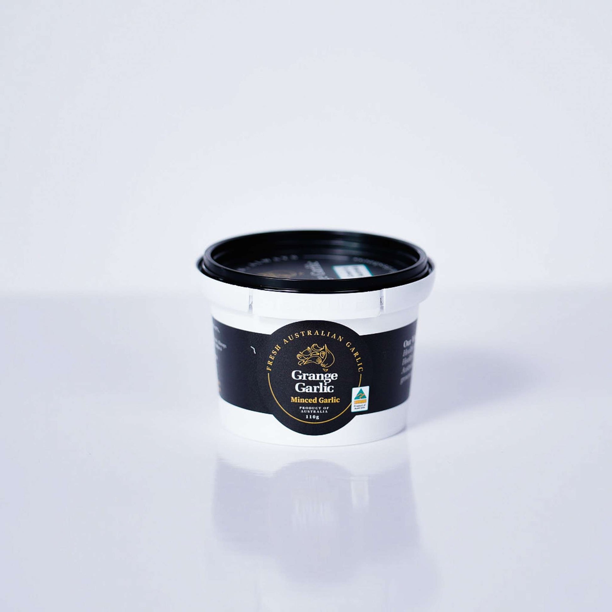 Garlic Mince – 100% Made With Fresh Australian Garlic By Grange Garlic Co.- 110g Tub