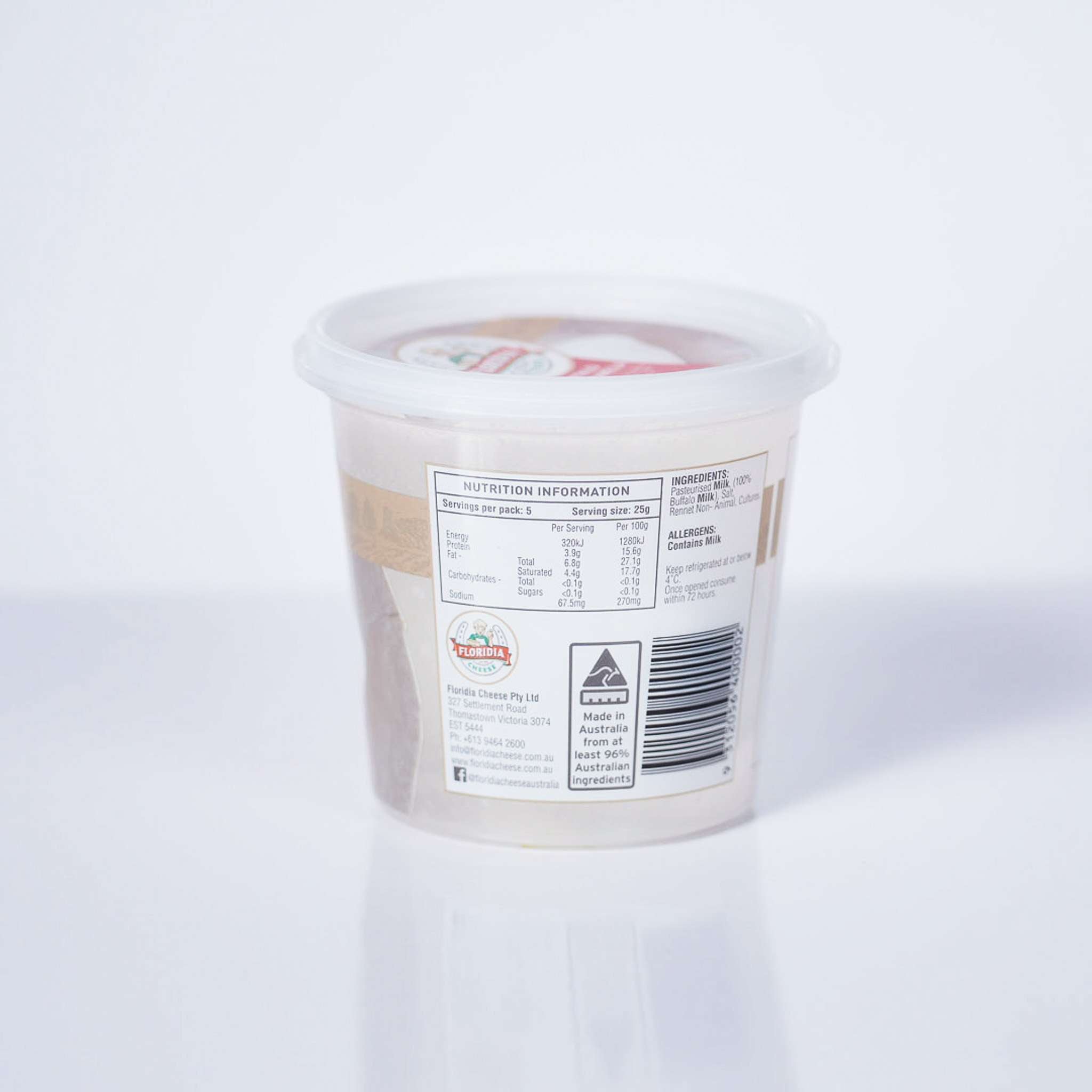 Buffalo Mozzarella Cheese By Floridia | 125g