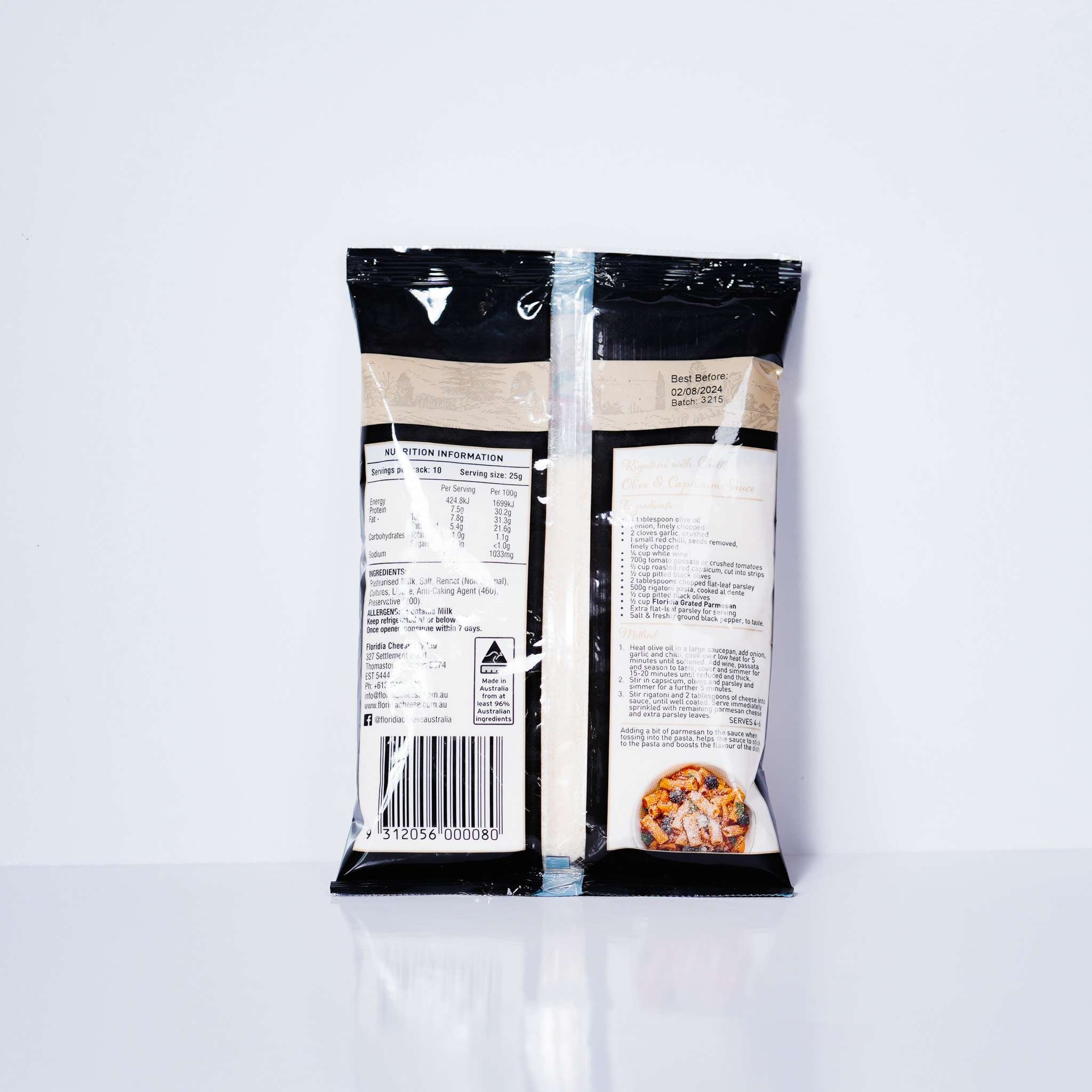 Parmesan Grated Cheese By Floridia | 250g