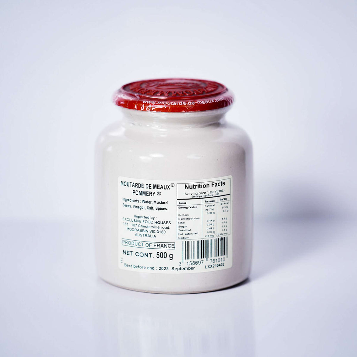 Mustard – Pommery Mustard De Meaux 500g