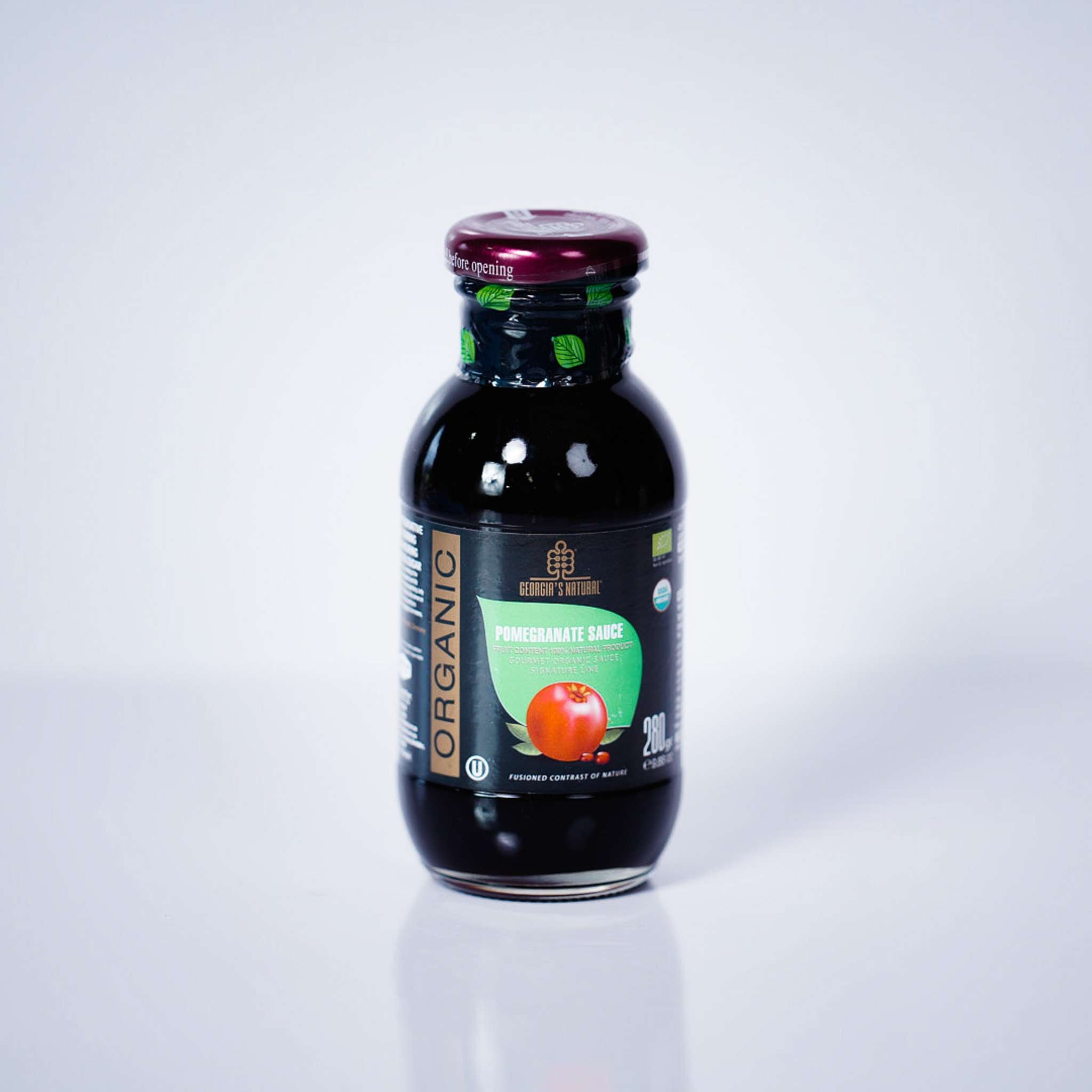 Sauce – Pomegranate 100% ORGANIC By Georgia’s 280g Jar