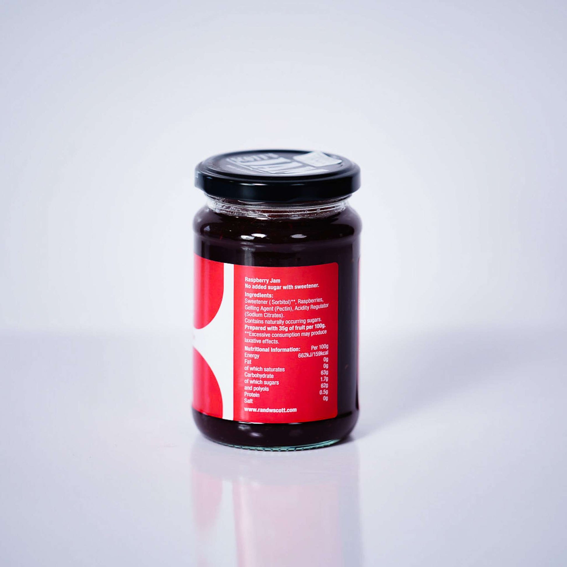 Jam Raspberry *NO ADDED SUGAR* By Scott’s