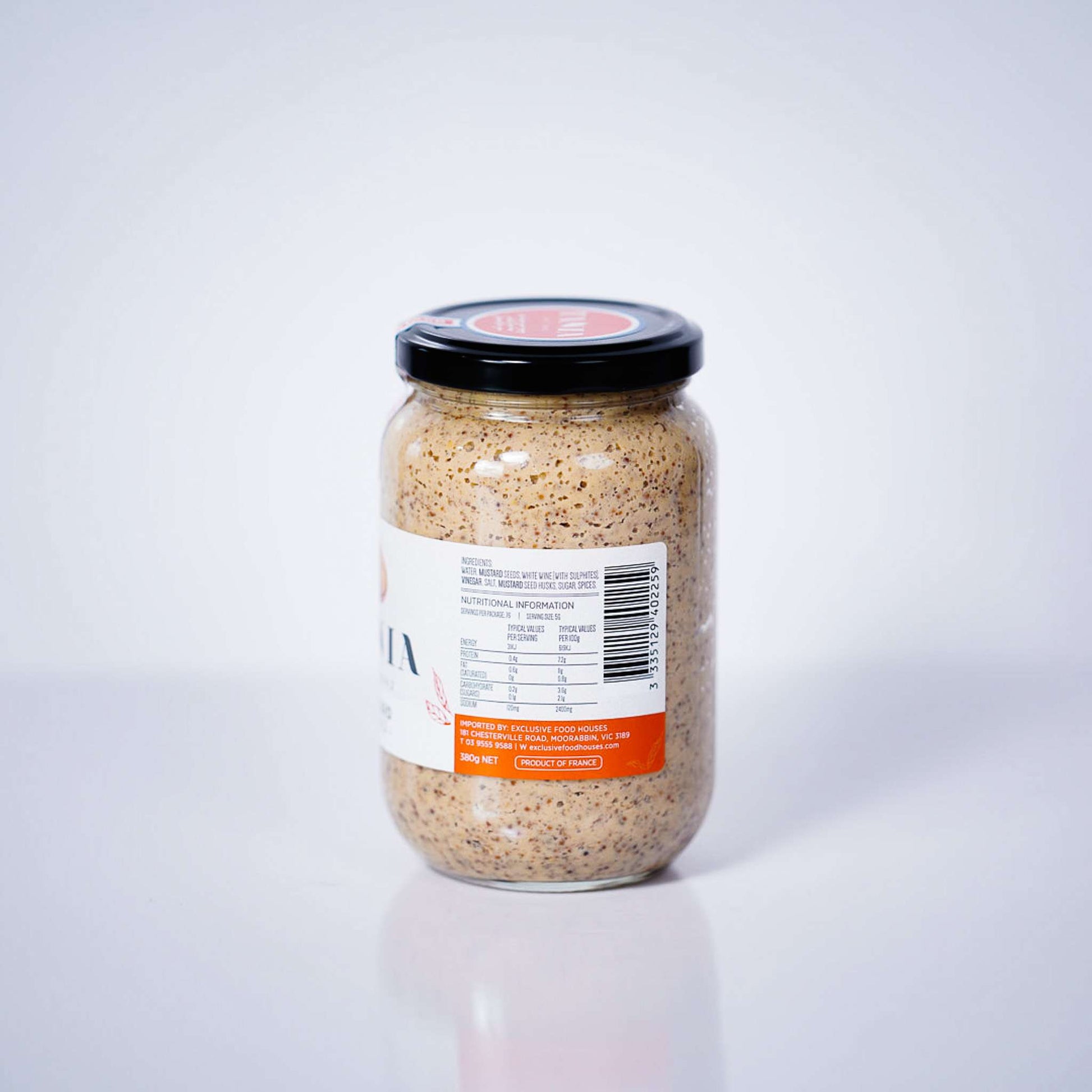 Mustard – Seeded Old Fashioned 380g Jar By Tania