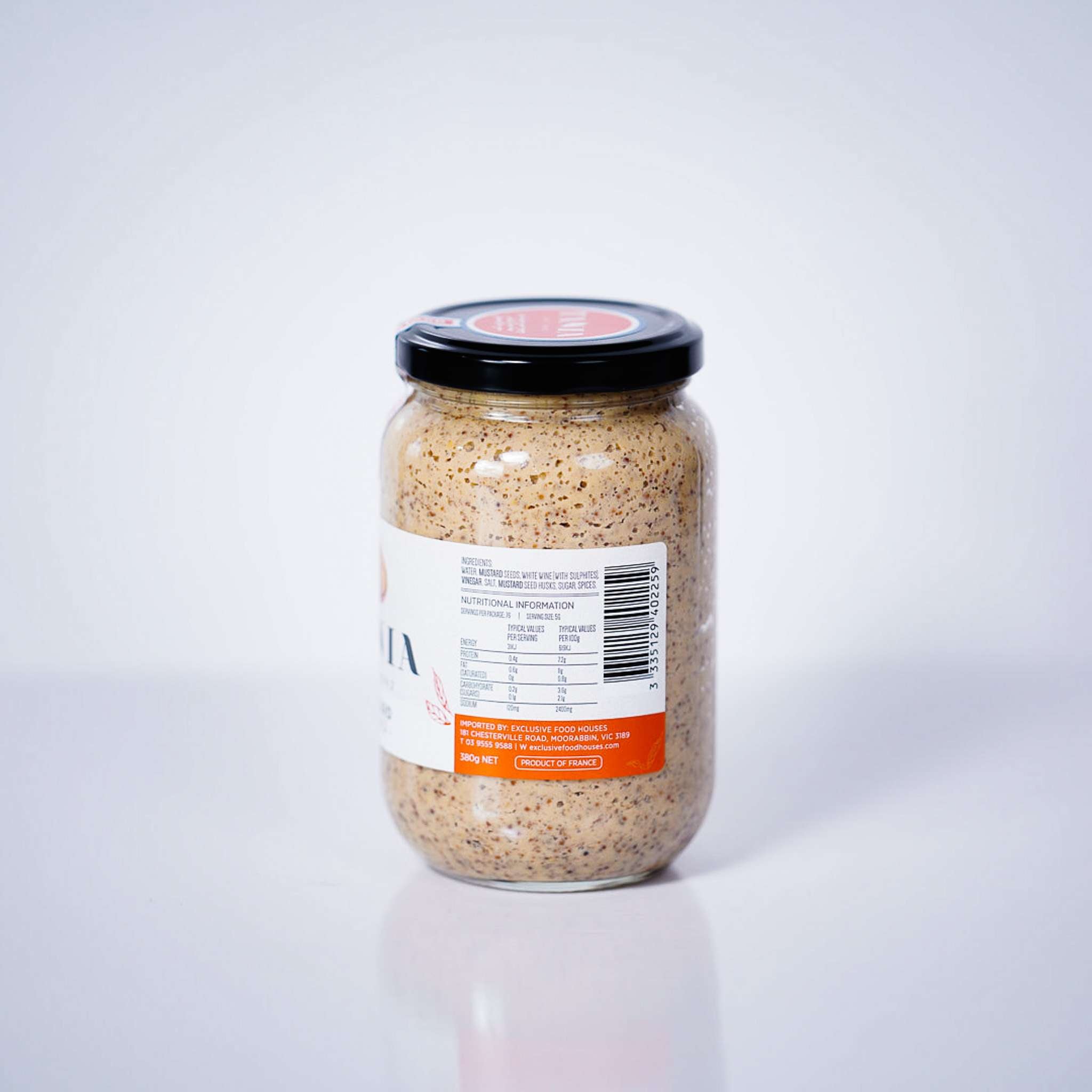 Mustard – Seeded Old Fashioned 380g Jar By Tania