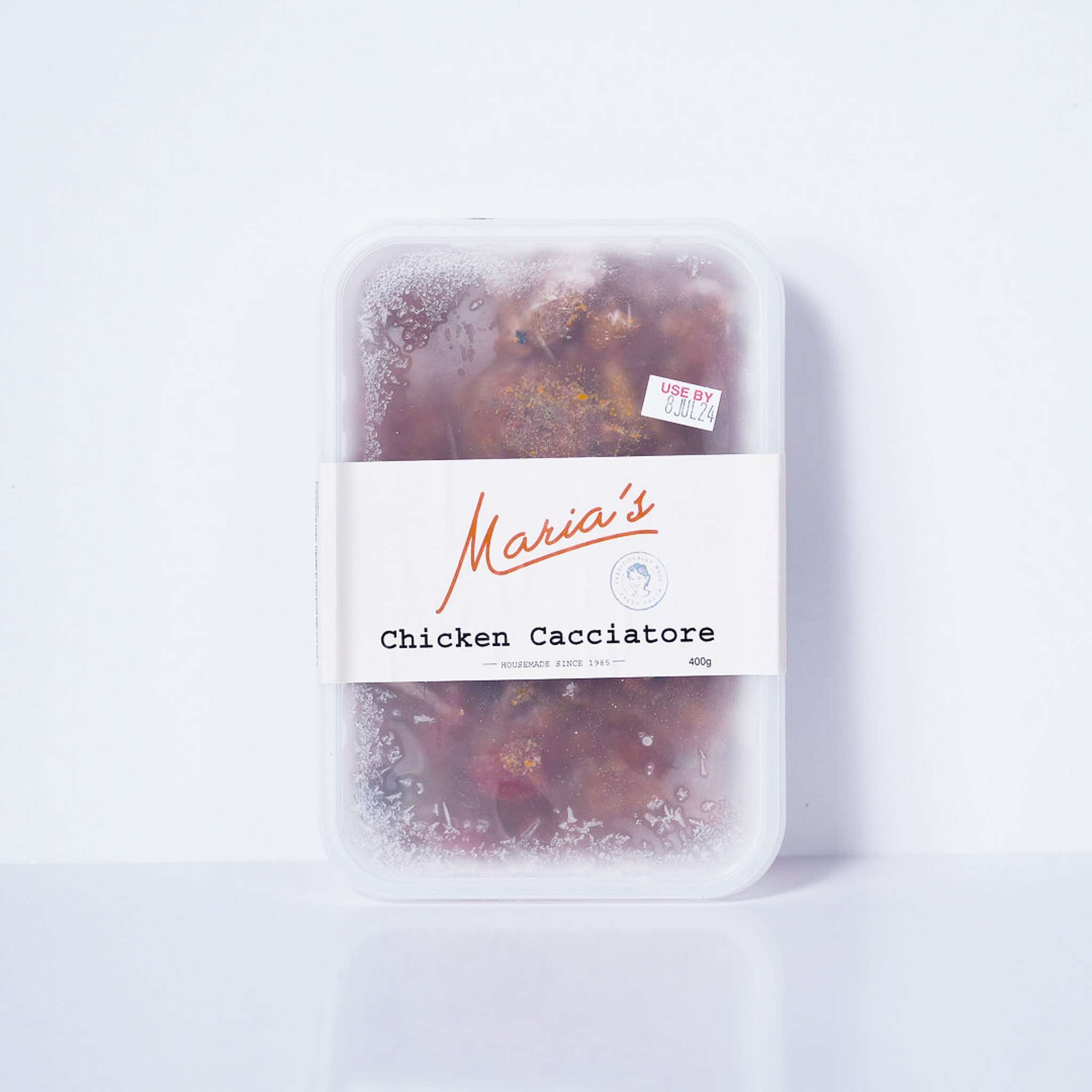Chicken Cacciatore 400g Frozen By Maria’s Pasta