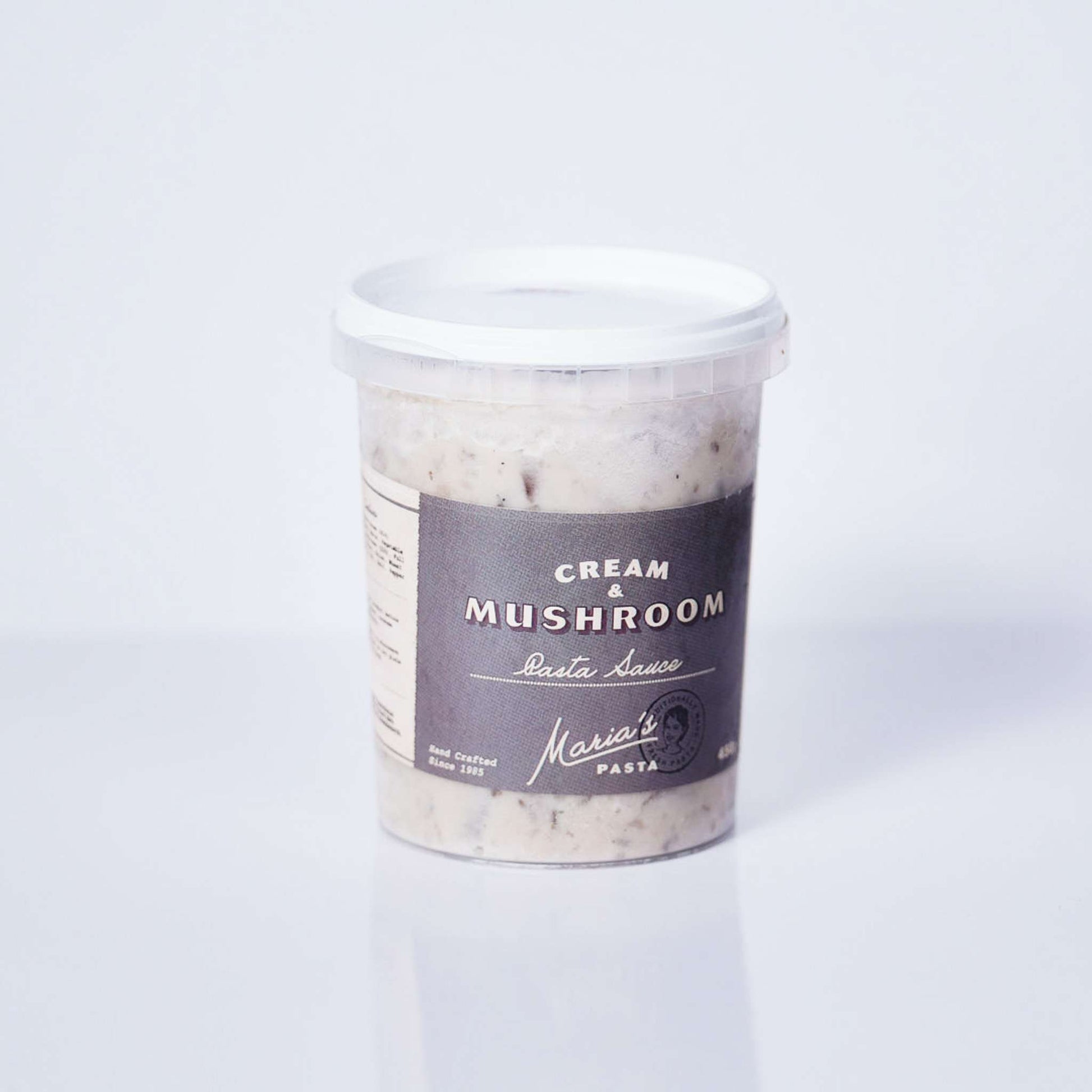 Cream And Mushroom Sauce 450g By Maria’s Pasta