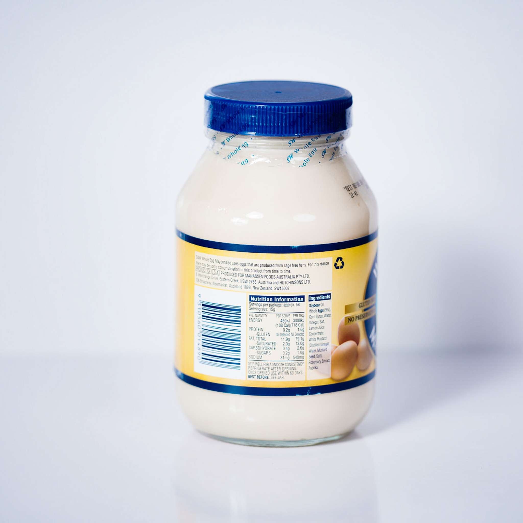 Mayonnaise Real – 100% “Made From Cage Free Whole Eggs”