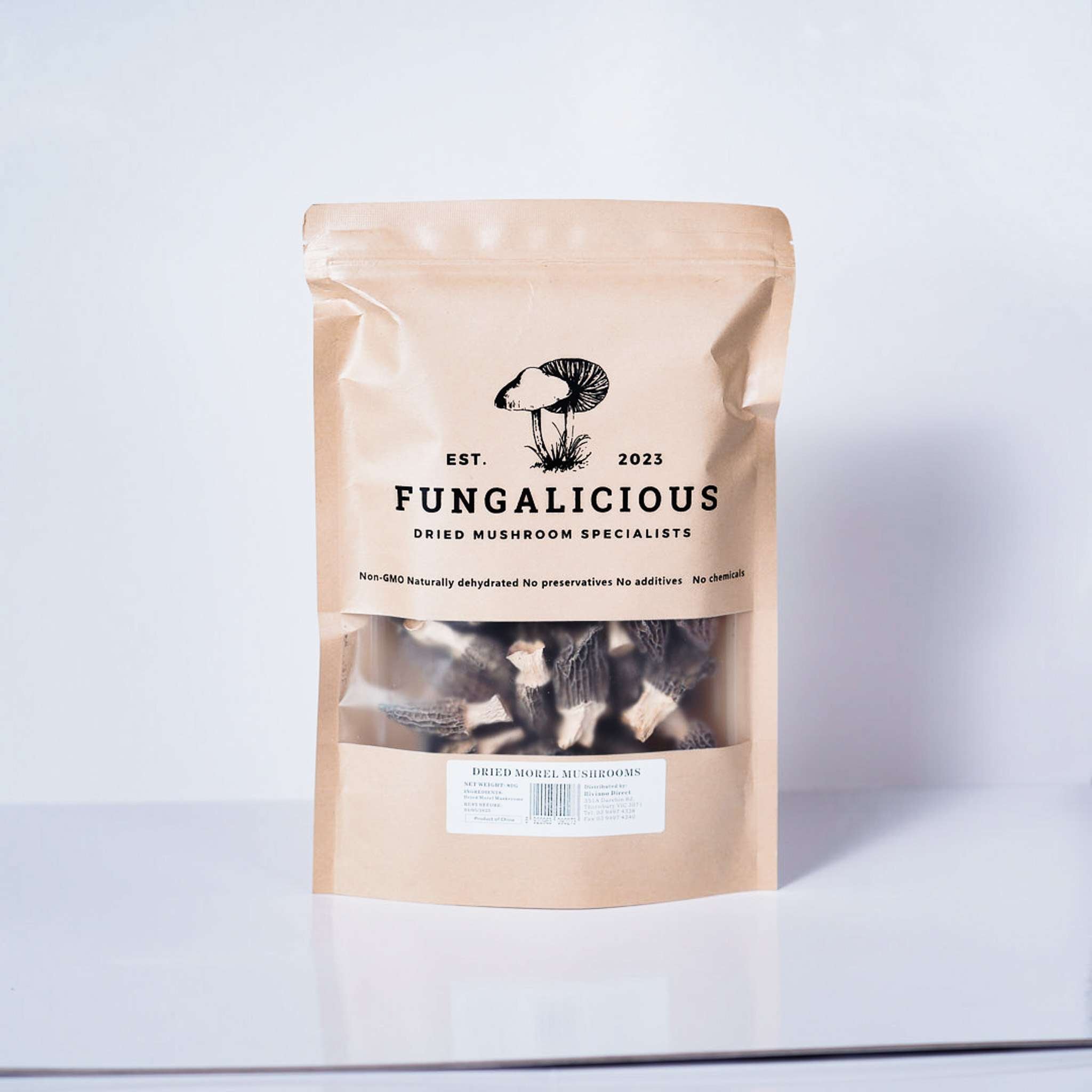 Dried Morel Mushrooms 80g Fungalicious
