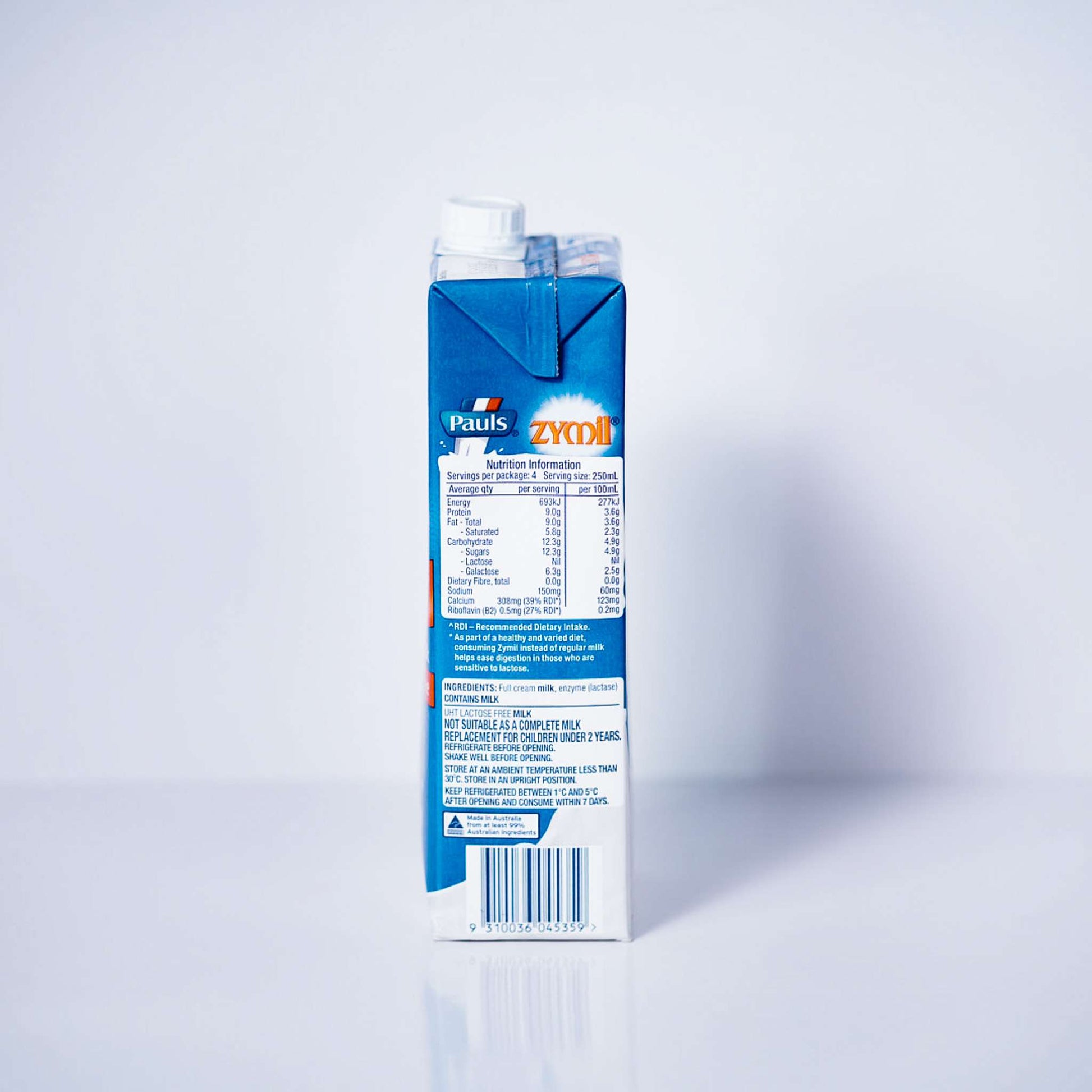 Milk – Zymil Lactose Free Full Cream Milk UHT – By Pauls 1lt