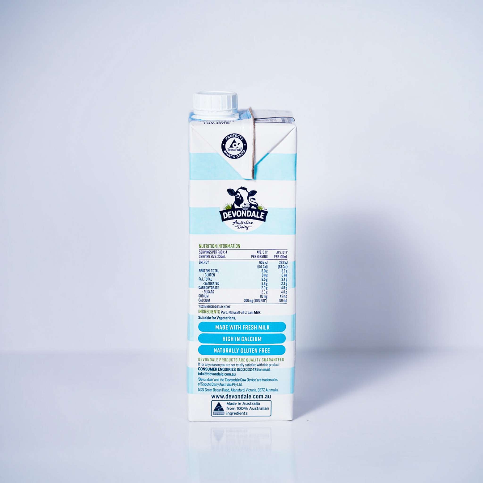 Milk – Devondale UHT 1 Litre Pure Full Cream