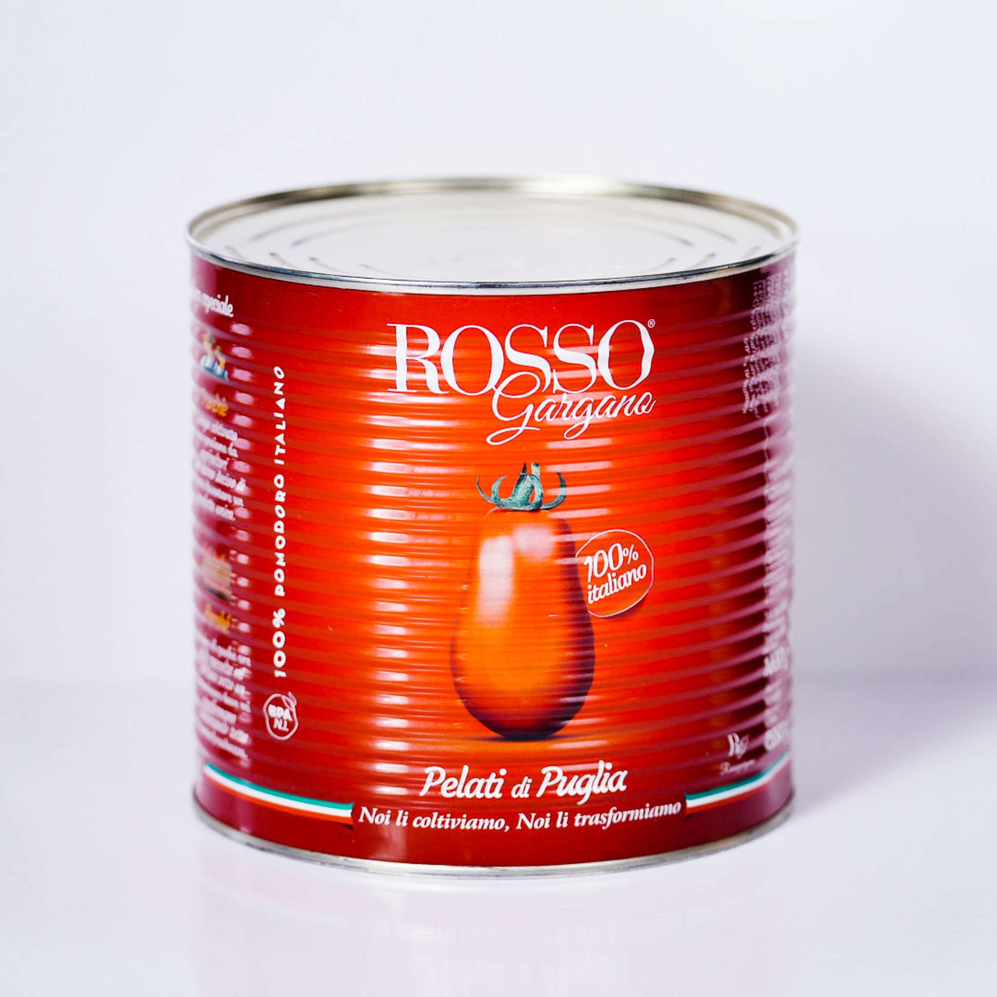 Tomato – Peeled Whole/Pelati Di Puglia – By Rosso Gargano 2.5kg Tin