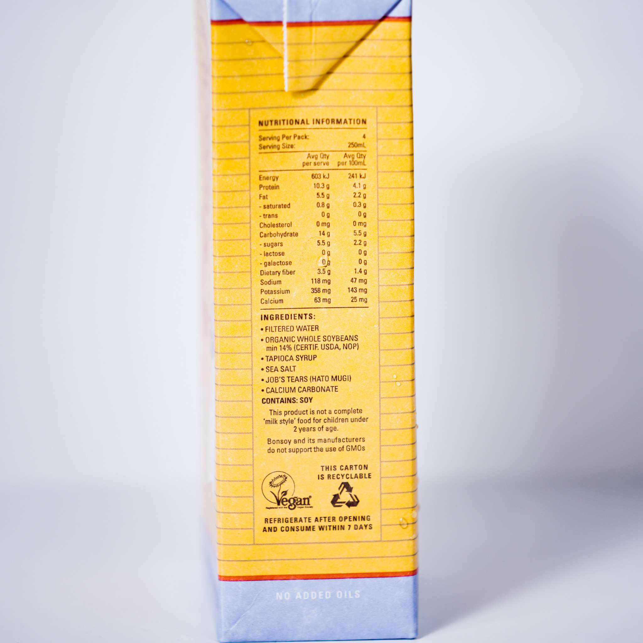 Bonsoy UHT Milk | 1Litre
