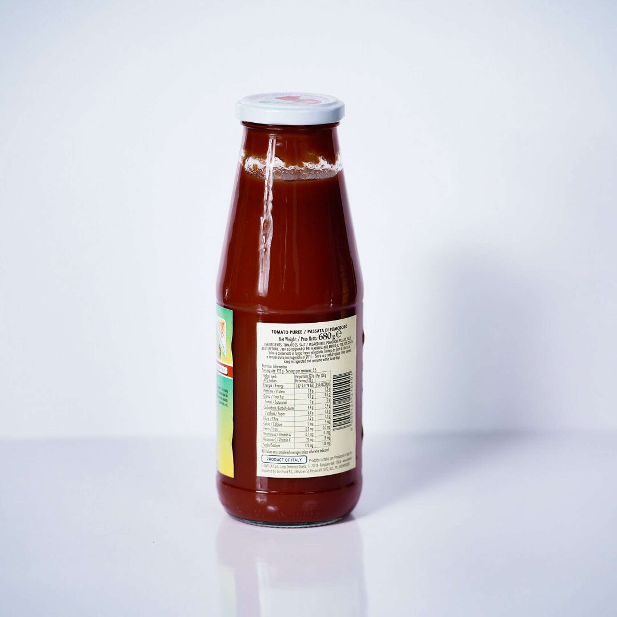 Sauce – Passata/Puree Tomato – By Divella 680g