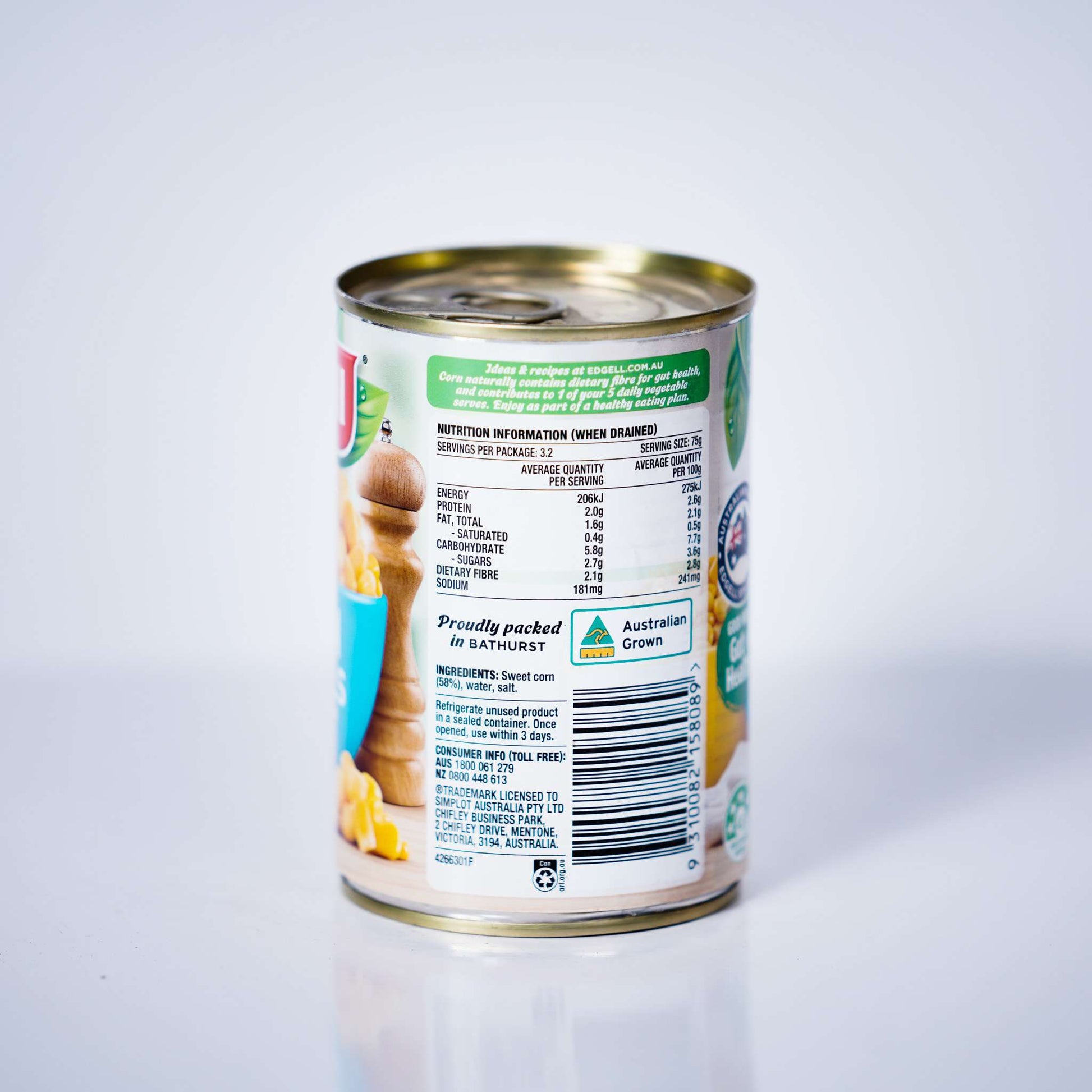 Corn – Kernels “Cut From The Cob” By Edgell
