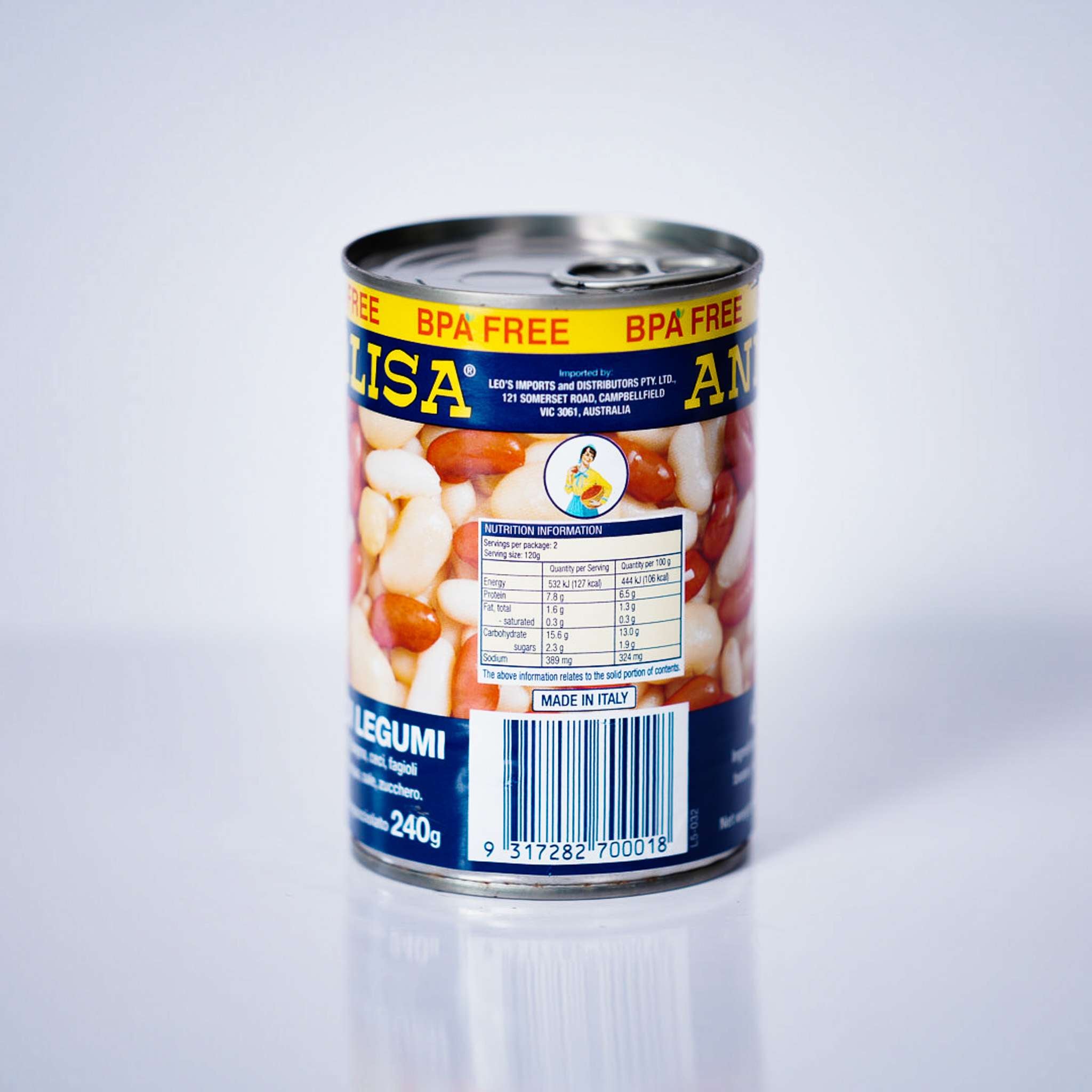 Beans – 4 Bean Mix / Cocktail Di Legume 400gm