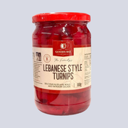 Pickled Turnips Sliced Lebanese Style | 660g Jar