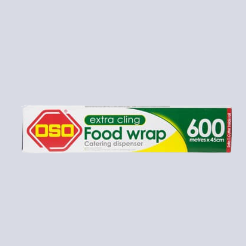 Cling Wrap – Caters Quality Film 45cm Wide X 600m Roll Long W Cutter