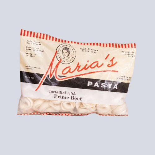 Tortellini – Prime Beef – (Frozen) By Maria’s Pasta | 500g