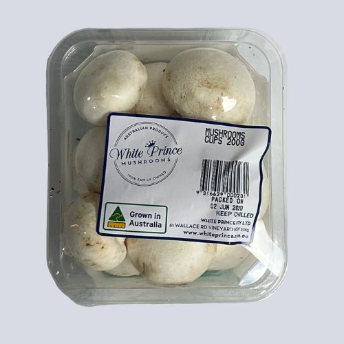 Mushroom Cups – Pre Packed 200g