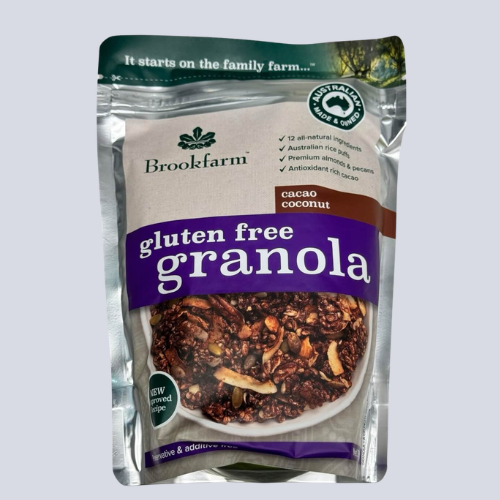 Gluten Free Cacao Coconut Granola | Brookfarm 350g