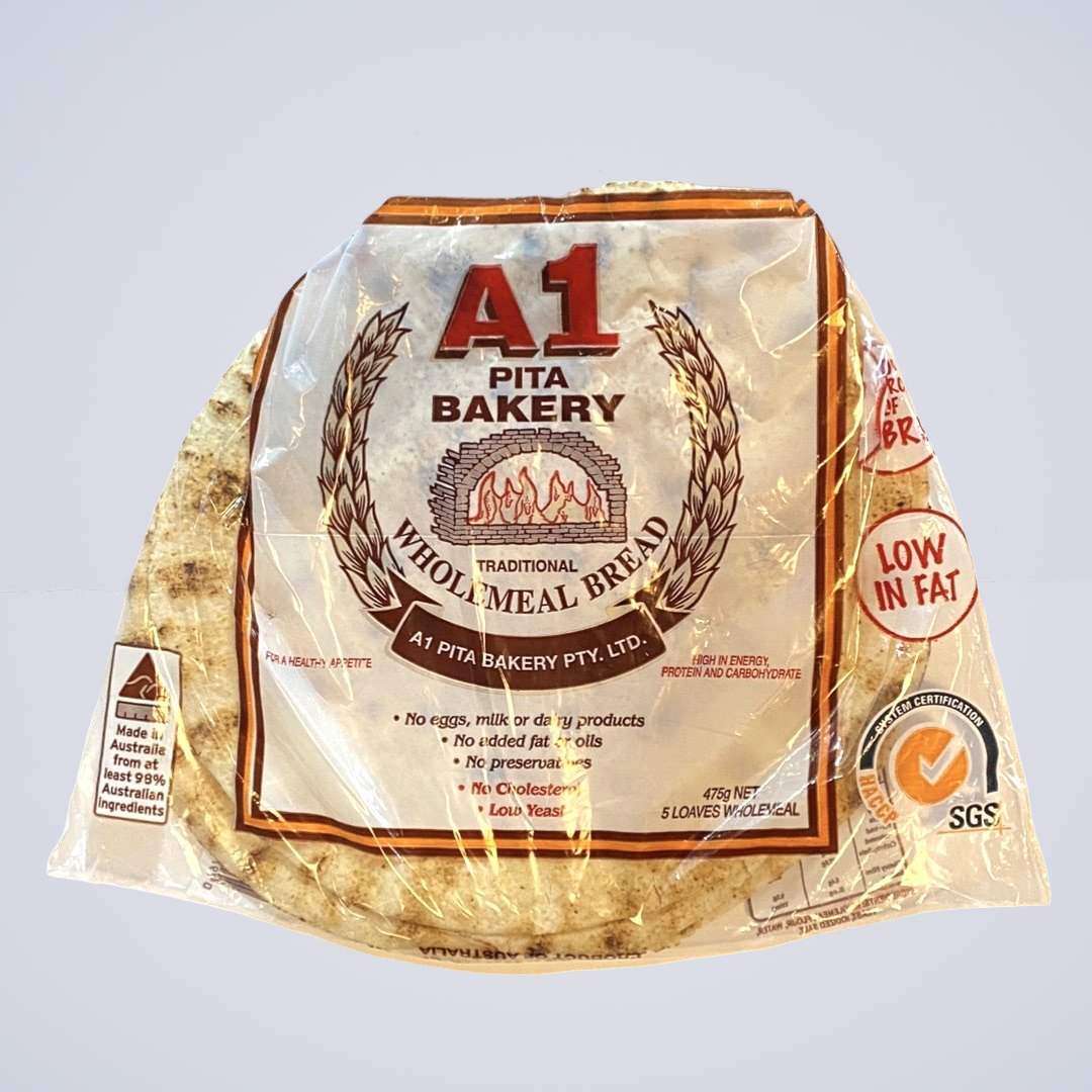Bread – Wholemeal Lebanese Pita Traditional