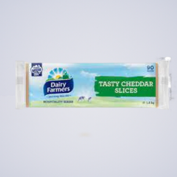 Cheese – Tasty Premium Aged Natural Cheddar Slices – 90slice 1.5kg 1