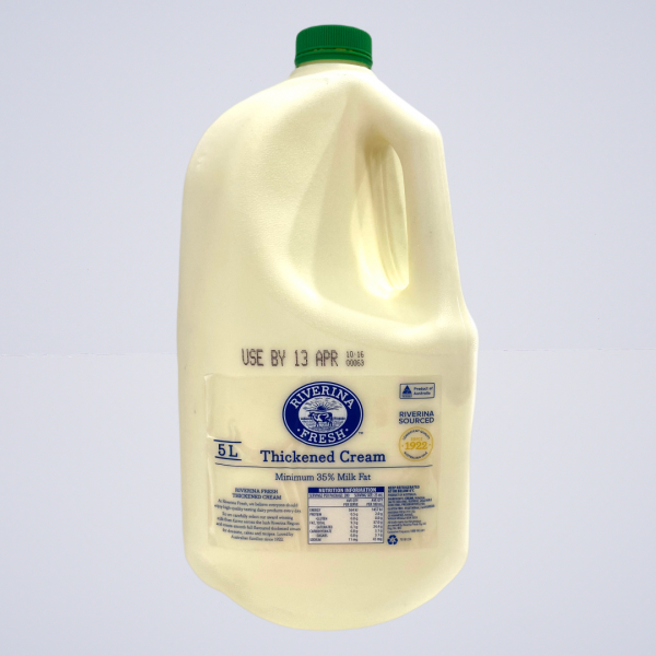 Cream – Thickened 5 Litre (Min. 35% Milk Fat) 1