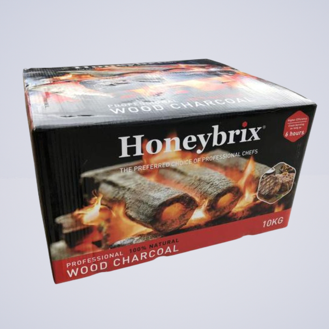 Honeybrix Premium Wood Charcoal 10kg Box