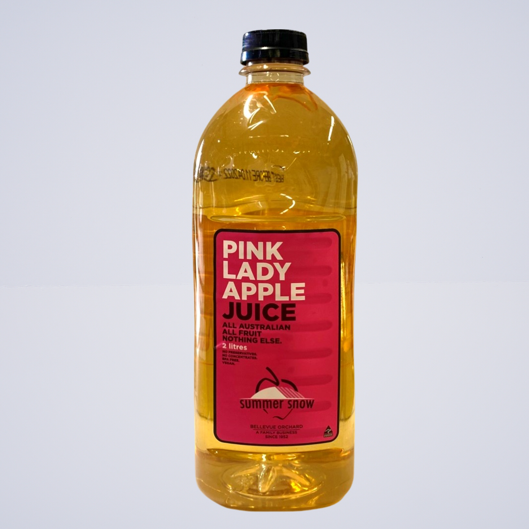 Juice – Pink Lady Apple 2L By Summer Snow 100% Juice