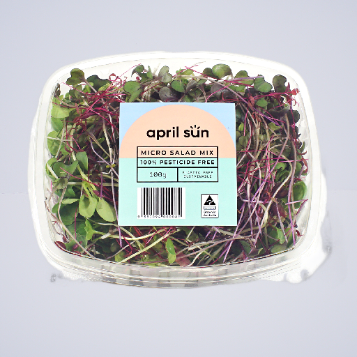 Micro Salad Mix “Assorted Micro Baby Salad Leaves” – 100g Punnet