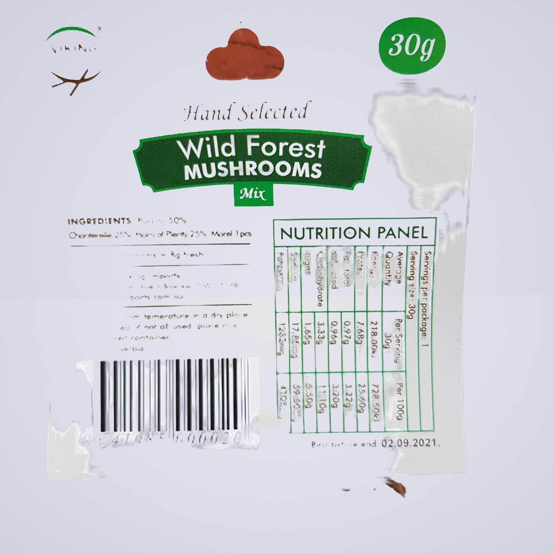 Mushroom – Wild Forest Mix Dried (30gm) Packet 1