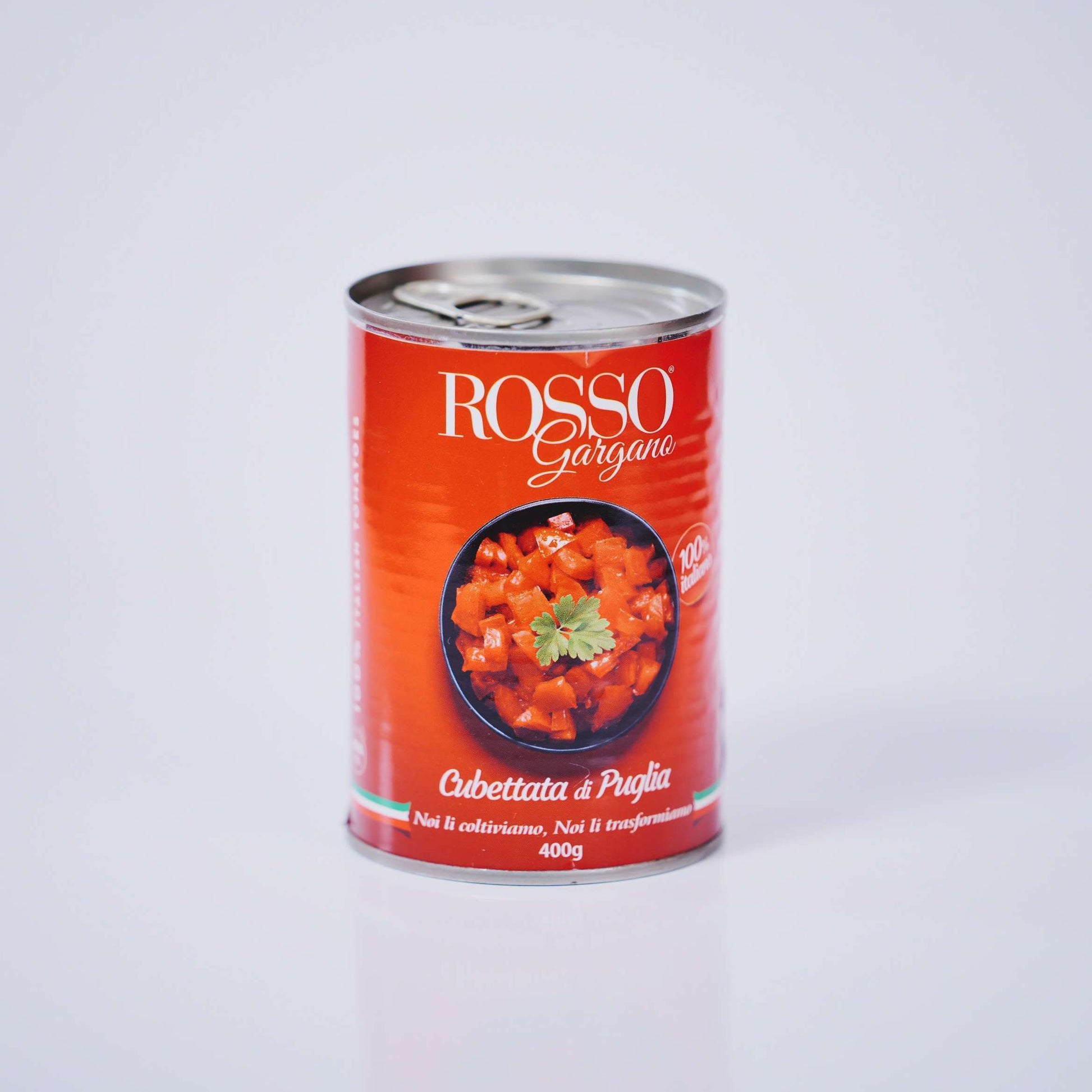 Tomato – Diced / Cubettata Di Puglia – By Rosso Gargano ｜400g