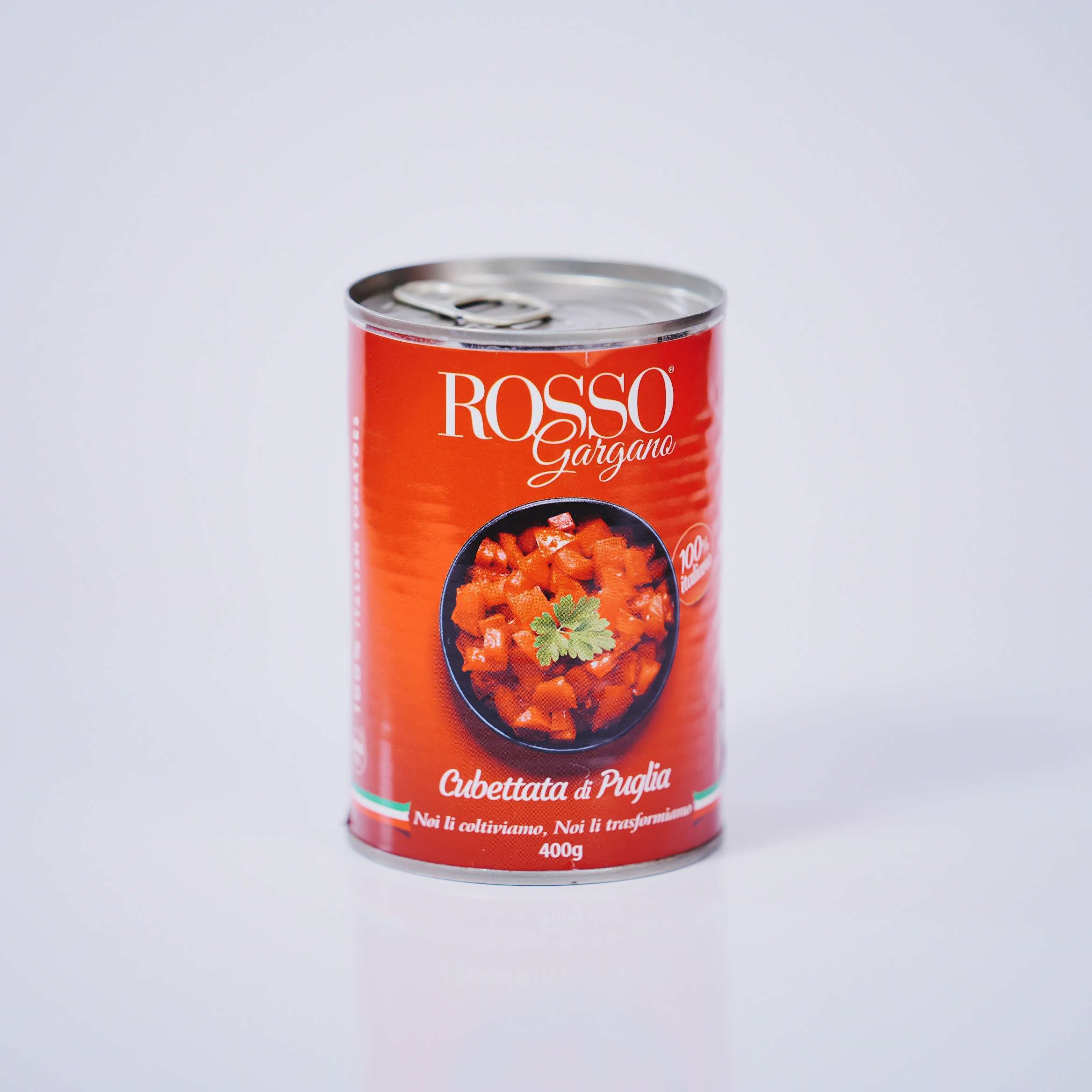 Tomato – Diced / Cubettata Di Puglia – By Rosso Gargano ｜400g