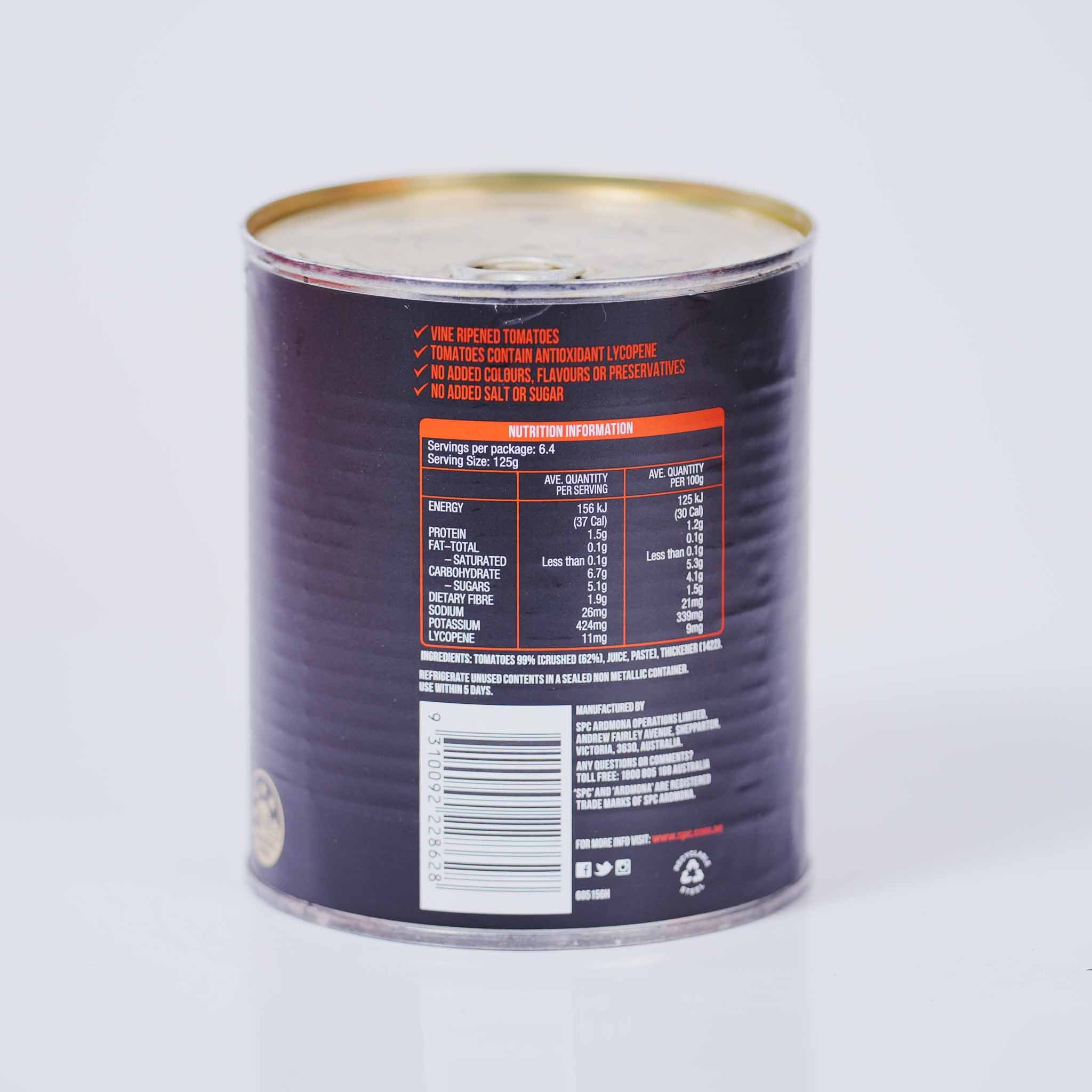 Tomato – crushed Vine Ripened Tomatoes By Ardmona ｜810g