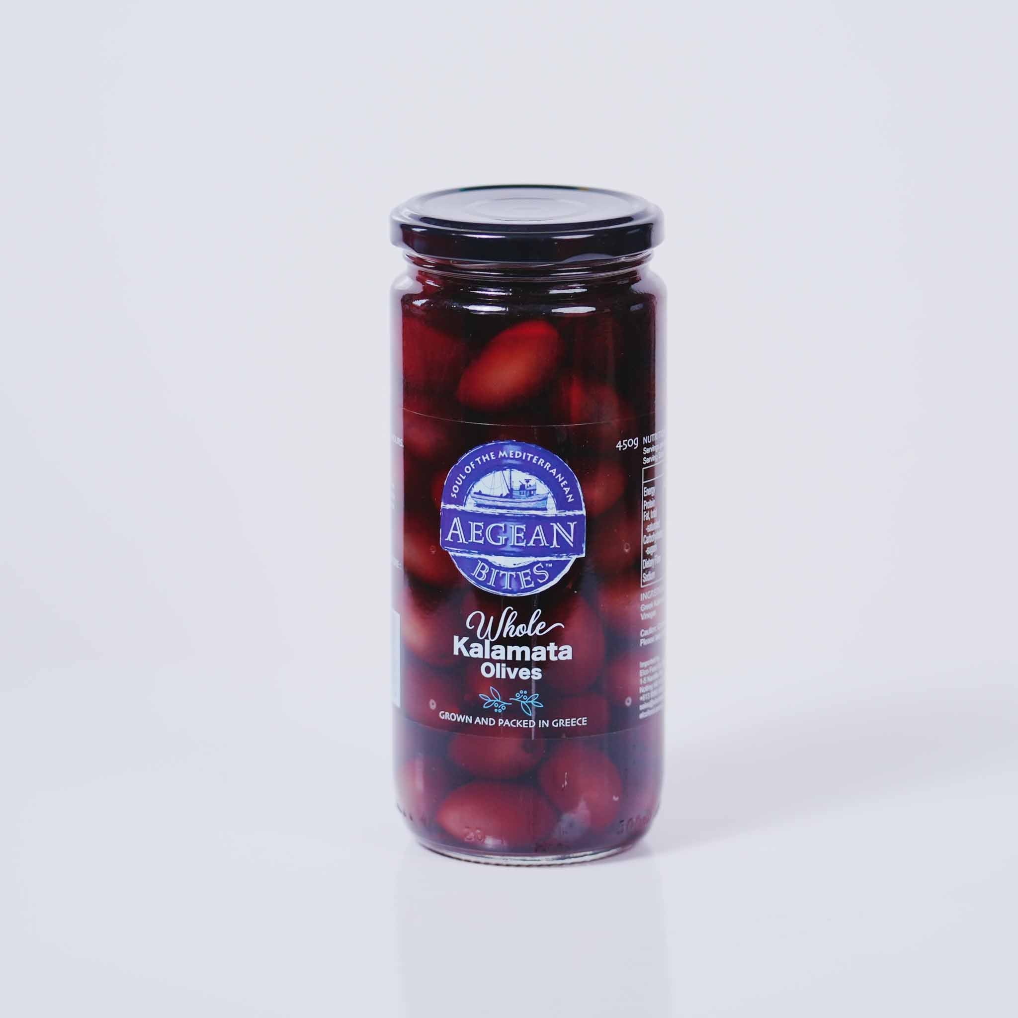 whole kalamata olives aegean bites 450g