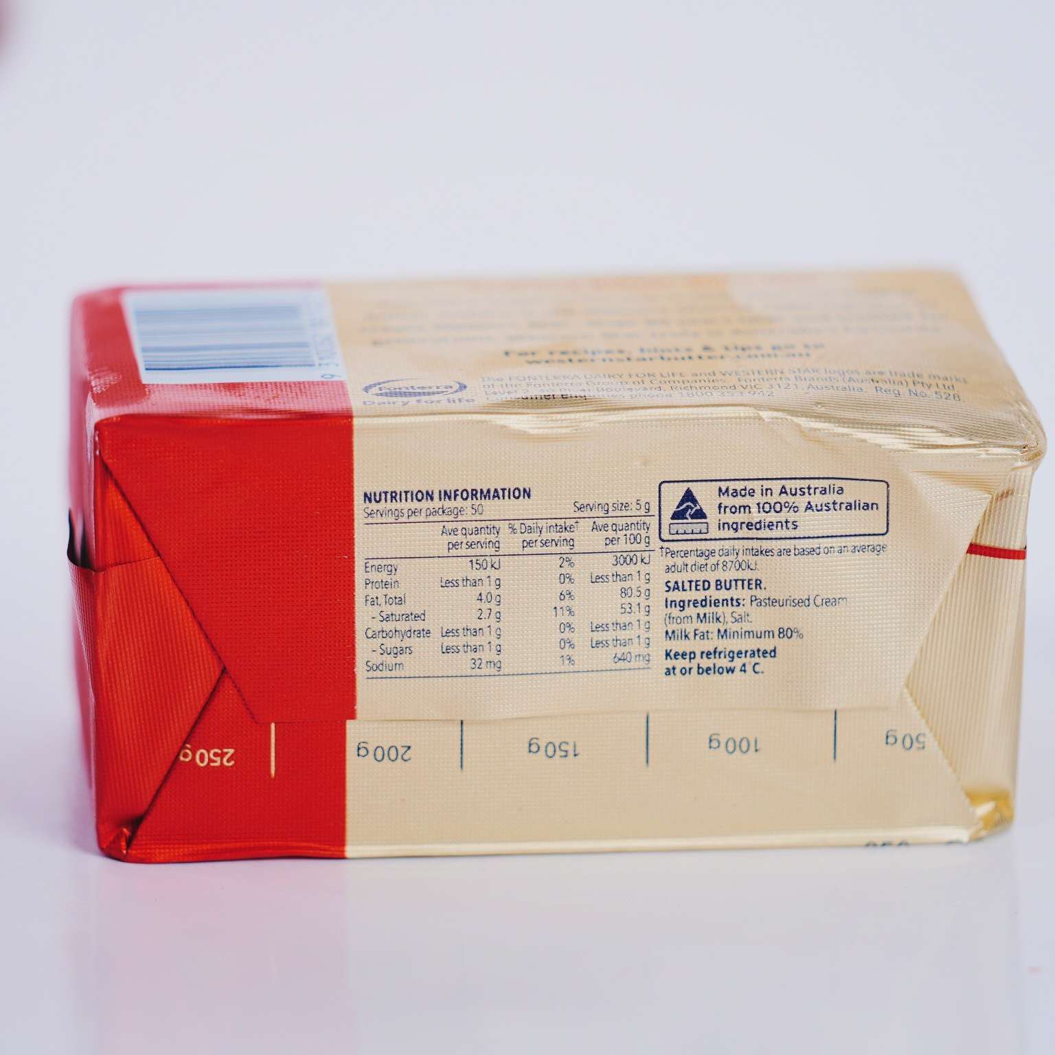 Butter – Salted Western Star | 250g