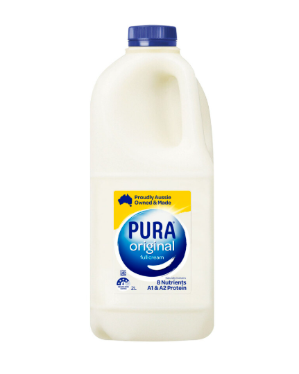 Pura Full Cream Milk - 2L