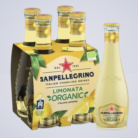Sanpellegrino 柠檬味 – Limonata (Lemon) 4 X 200ml Bottles