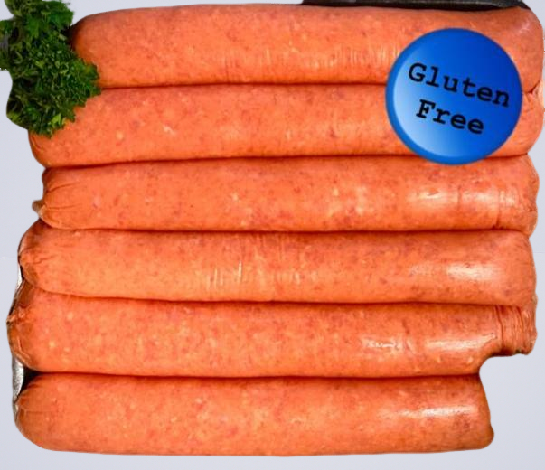 Sausages – BBQ Beef Meat (6pack) Gluten Free