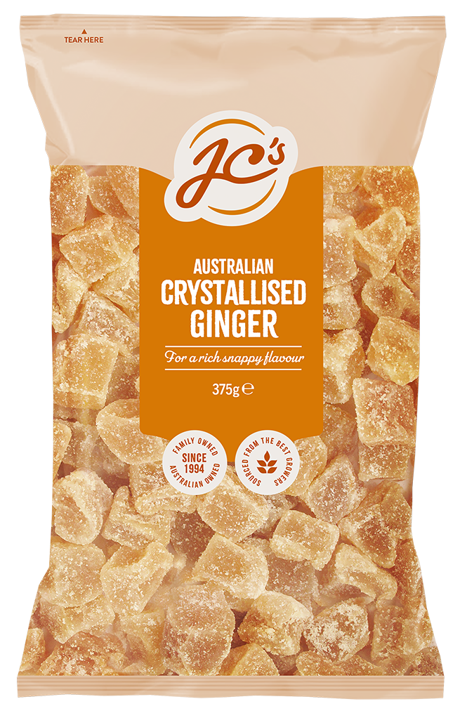JC's Australian Crystallised Ginger - 375g