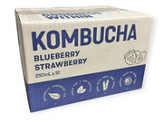Bonsoy Blueberry & Strawberry Kombucha - 12 x 250ml