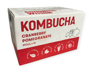 Bonsoy Cranberry & Pomegranate Kombucha - 12 x 250ml Can